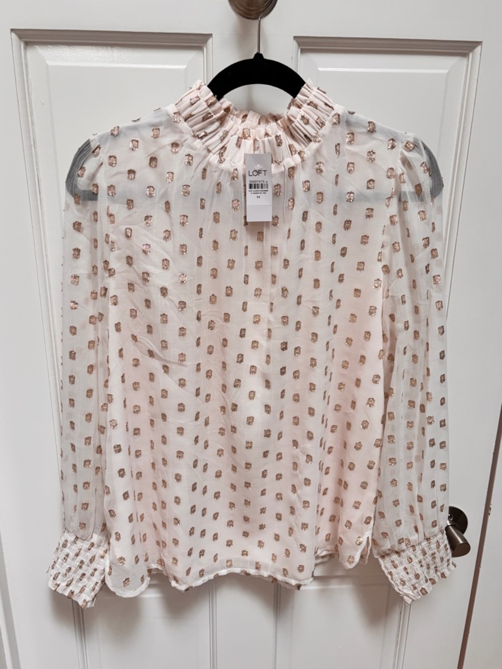 LOFT Ruffle Blouse - Picture 4 of 5